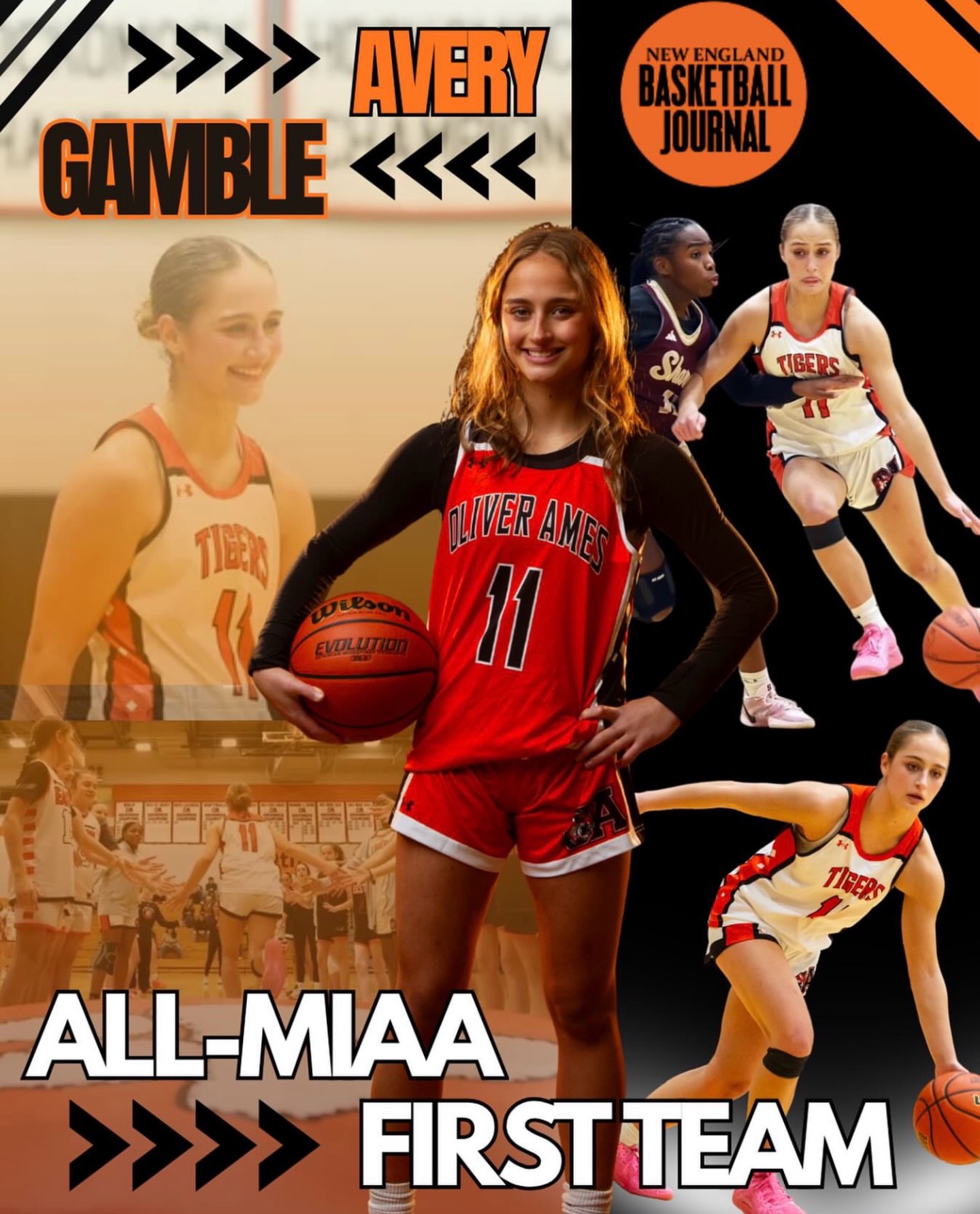 @averygamble11 with another post season award! @nebasketballjournal all MIAA-First Team. This @trincollwbb commit does it all on the floor. Elite shooter, passer, defender, and leader! This is just the first step on an amazing journey! #danabarrosbasketballclub #dbyl #proudcoach #girlsbasketball