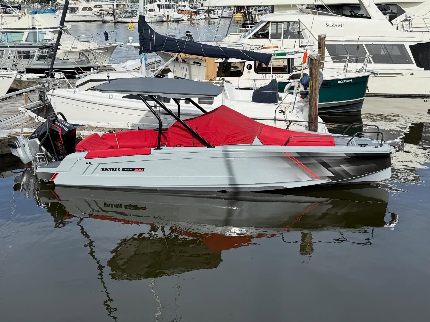 Testing the Waters! We are thinking about letting our boat go right before the summer as we used it sparingly last year for some customer outings.
2023 Brabus Shadow 300 - Currently out of the water getting polished and having paint protection film applied.
This is one of only a handful of these 25ft rockets in Canada and we are considering its sale. Please contact us if you have any questions about this vessel. There are many write ups about this Shadow, if interested please send me a DM.
#forsale #brabus #shadow #vancouver #axopar