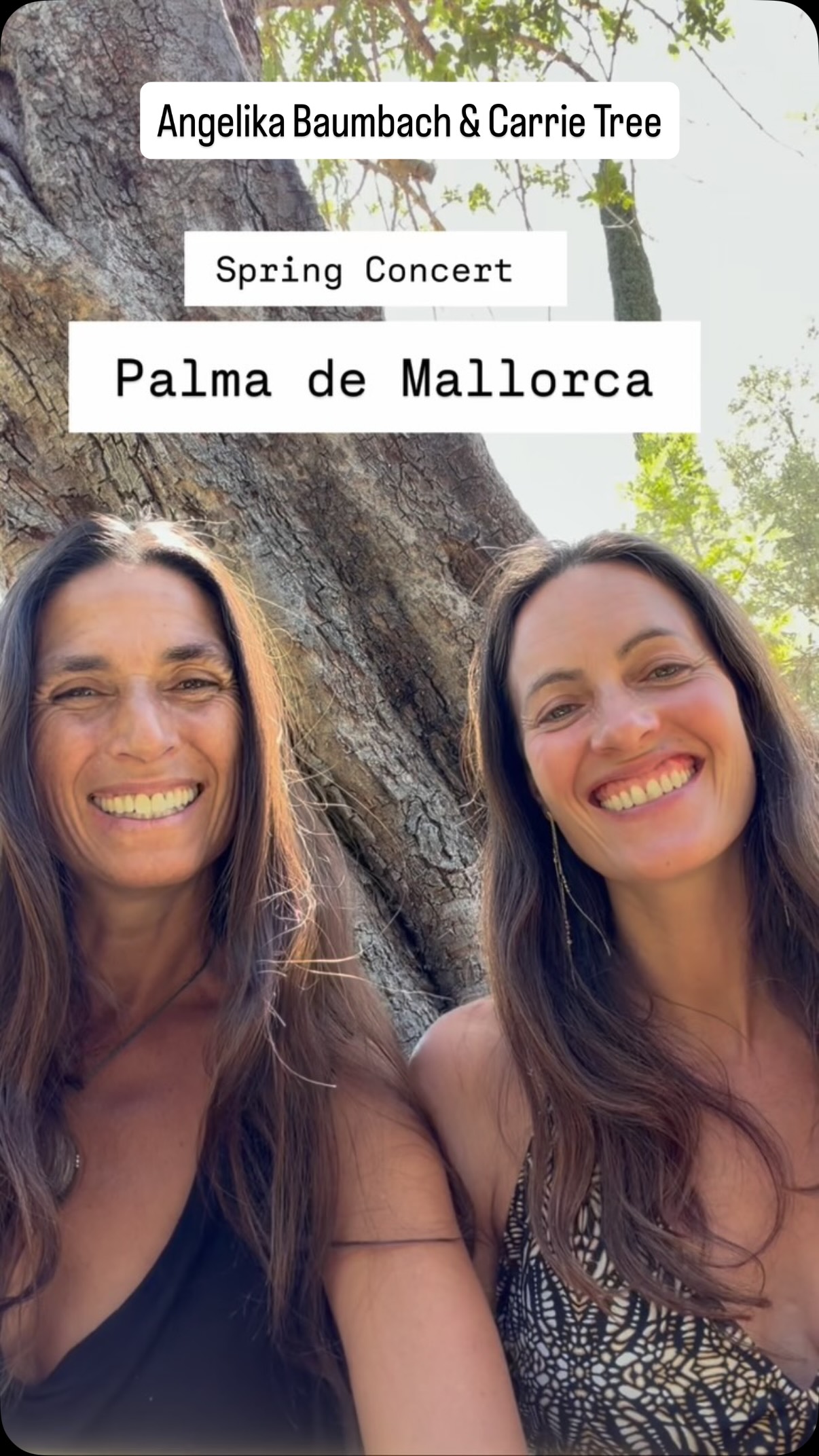 Beltane Spring concert - Palma de Mallorca with @angelika.baumbach (@mirabaiceiba) & @carrietreemusic
Thursday, April 30, 2026
6:30 PM
@sadhana_works
Come and join us for a heart warming evening of music.
We have played many concerts around the world together & we are happy to share our music again on this magical Island
Beltane is a time of connection and new life, of tending the inner and outer fires…
#acousticmusic #folkduet #singersongwriters #femaleharmonies