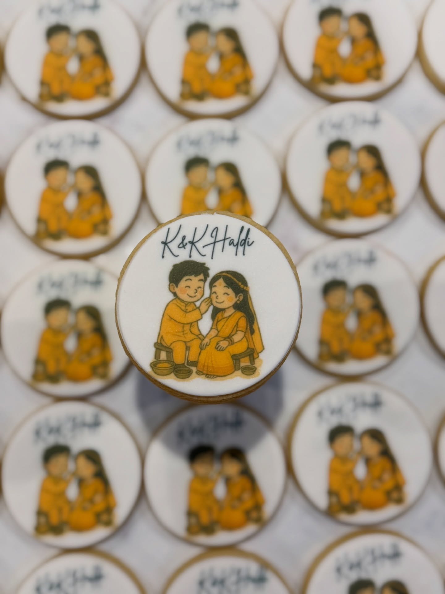 Had the absolute pleasure of making this order for K&K’s Haldi. Printed right here with my @eddie_edibleinkprinter