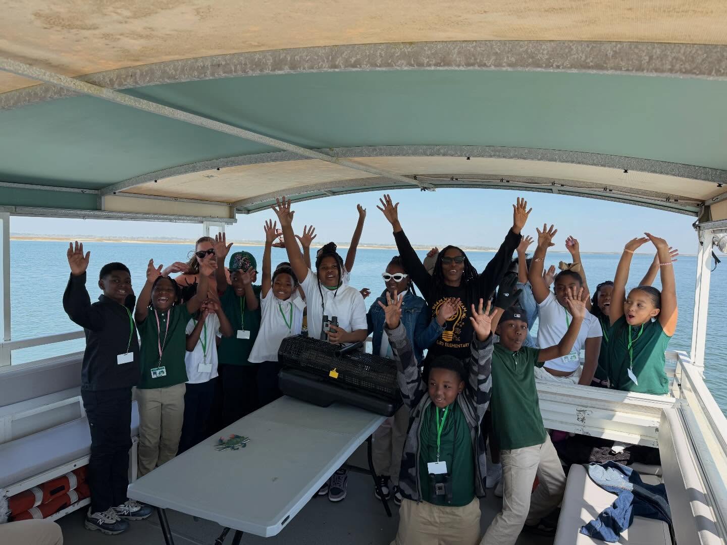After a semester long study of oysters can make our coastline more sustainable and resilient, Virginia Heard’s 4th grade had their culminating field trip out to the oyster farm and to Savannah Boathouse Marina to do dock-side activities!
There is nothing like seeing students take what they’ve learned in the classroom and apply it to our beautiful coastline!
Huge thanks to @birkleyheynenef for fueling this partnership and helping these students deepen their appreciation for their home!🌎🦪 And to Savannah Boathouse Marina for letting the docks be a learning environment!
#GACoast #GAOysters #SustainableAquaculture #HandsOnLearning