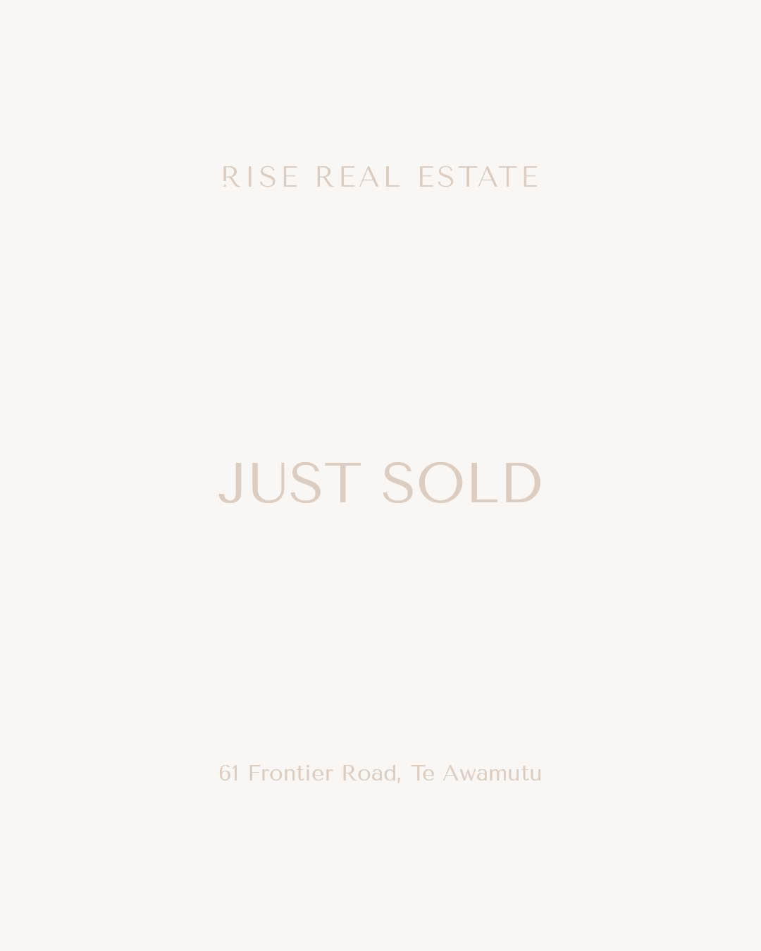 Just Sold – 61 Frontier Road, Te Awamutu!
Another home has found its perfect match. Congratulations to the vendors and the happy new owners of this spacious three-bedroom property set on over 1,000sqm of land.
Wishing you many wonderful years ahead in your new home. 🤎 #riserealestatenz