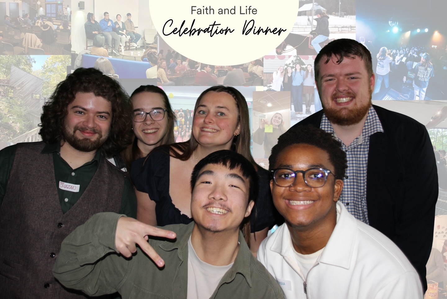 Three weeks ago we had the opportunity to celebrate the work God has done on campus this year at our Faith and Life Celebration Dinner! This night brought together student leaders from several of the clubs on campus, as well as chaplains, and volunteers from the community as we celebrated, reflected, and had fun together (clearly, based on the pictures)!
Want to see the rest of the pictures? Head to the link in our bio! For the edited-background pictures scroll to the bottom of the folder.
Thank you everyone for a great night and great year!