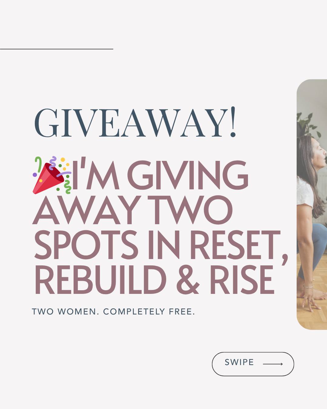 Wait. I'm actually giving away TWO full spots in Reset & Rise🎉
No catch. One pregnant mama + One postpartum mama (If you know me, you know what I always say: Once postpartum, always postpartum). Completely free.
Reset & Rise is my 12-week private 1:1 coaching program AND it's not just about movement.
It's about feeling like yourself again.
Strong in your body. Clear in your head. With more capacity to enjoy this chapter and all the roles you now own.
Because pregnancy, postpartum, and motherhood ask SO much of you AND almost nobody asks how you're doing.
This is the space where someone does.
This is for you if you're pregnant, postpartum, or deep in motherhood AND ready to meet that best version of yourself again.
👉 Apply via the link in my bio. Applications close April 27th at midnight CEST.
And if this isn't your moment — please share this with a mama who needs it💚
#pregnantandpowerful #mamaneedsareset #expatmom