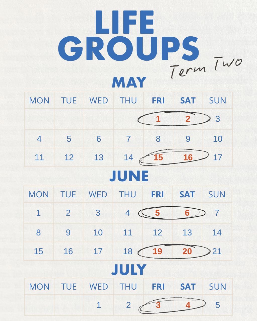 Life Groups are on— and you matter more than you think. You don’t have to have it all together. Just show up.
We’re better when we do life together 🤍
“Let us not give up meeting together… but encourage one another.” — Hebrews 10:24–25