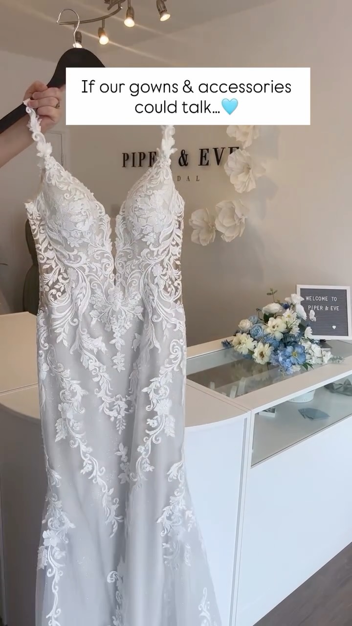 I mean, they may as well be able to talk - our dresses & accessories all have names and we refer to them like people we know…we get quite attached to them 🤣🩵xx
