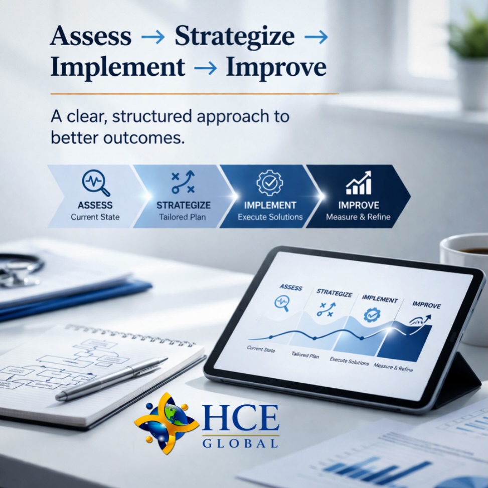 A clear path to better outcomes. We assess, strategize, implement, and refine. Helping healthcare organizations improve performance every step of the way.
#HealthcareConsulting
#ProcessImprovement
#Healthcare
#OperationalExcellence
#Hospital