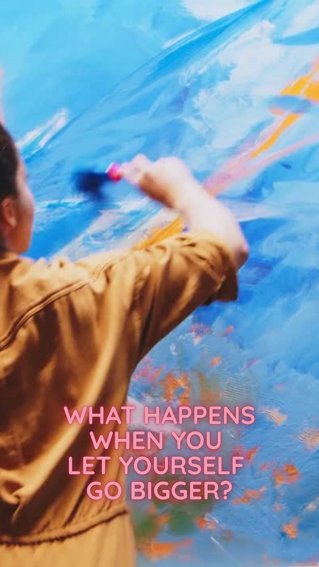 Sometimes the bravest thing you can do is take up more space.
You could dare to be more of yourself, on a bigger canvas, with more color than you thought you were allowed to use.
#griefsupport #griefjourney #healingafterloss #griefcoaching #heldinbecoming