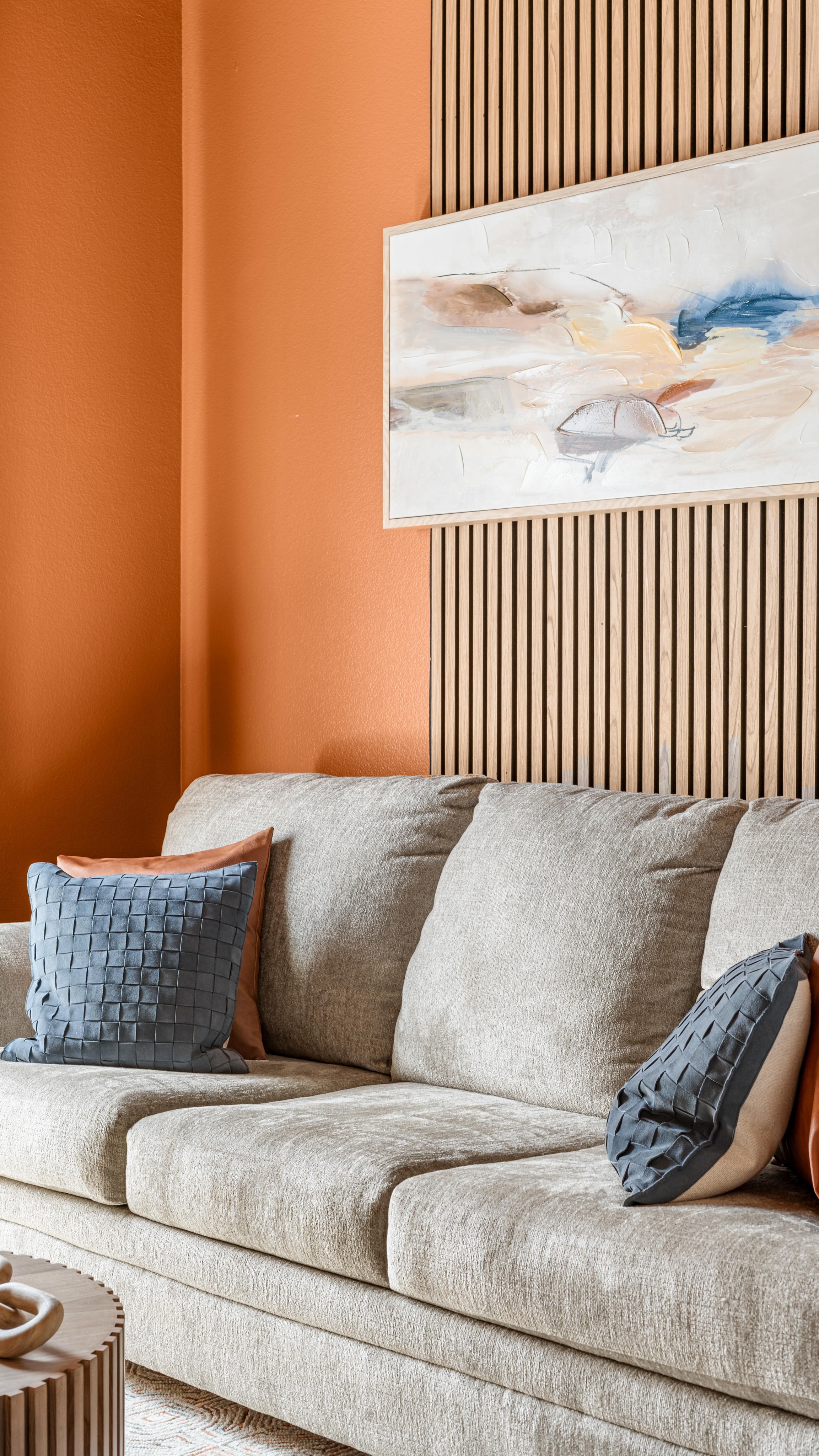Proof a pull-out sofa can be cute too 😌✨
We warmed things up with bold orange + cooled it down with rich blues and now this space is giving style and function.
#BeforeAndAfter #FlawlessSpaces #DesignGlowUp #PullOutSofa #blackinteriordesigner
