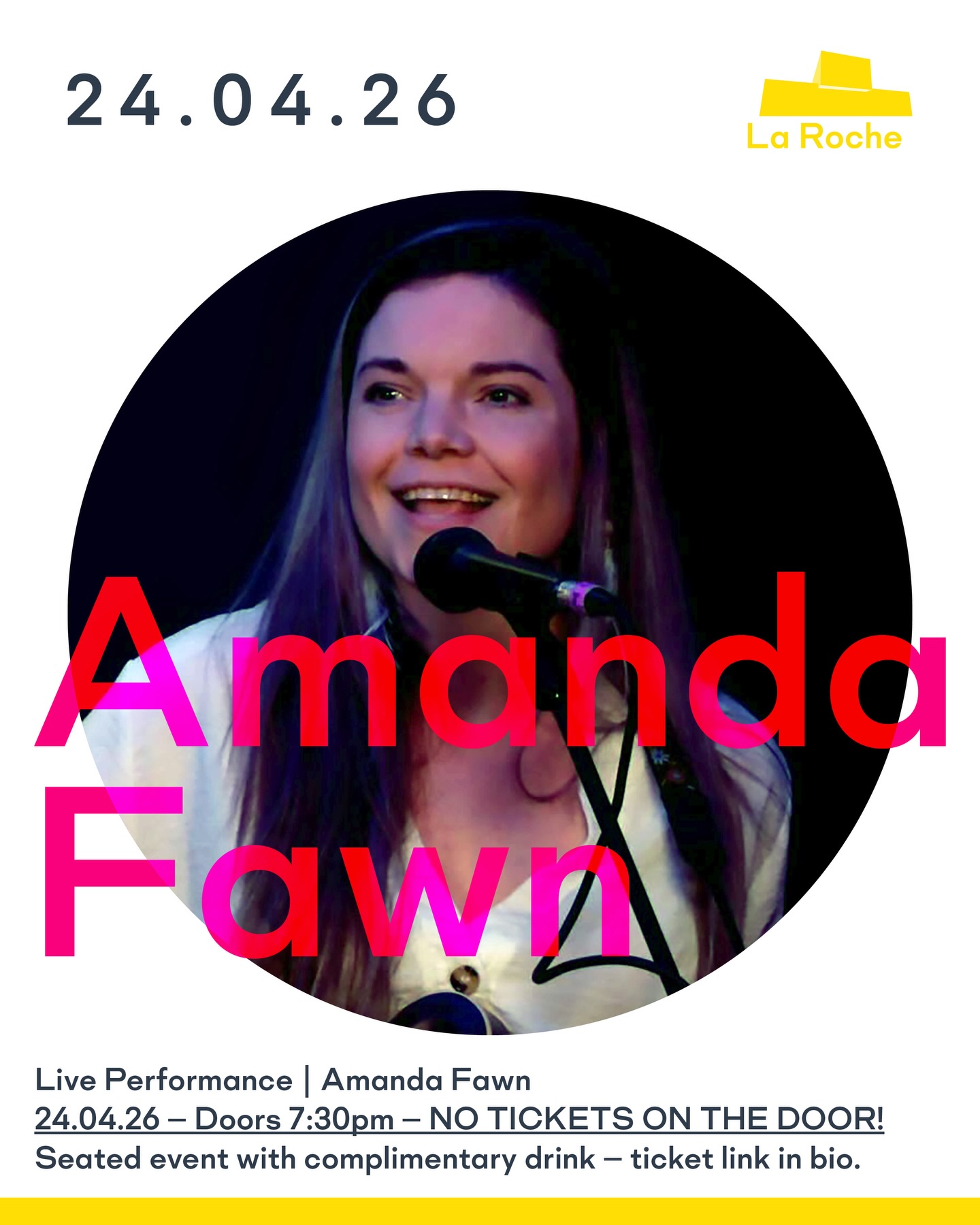 Excited for Friday night! Just a reminder that it’s a seated event so we can’t do tickets on the door. Just a couple of tickets left. #localmusic #belfastmusic #belfastmusicscene #singersongwriter #livemusicvenue