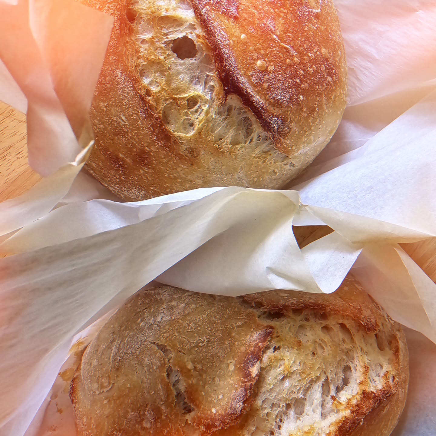 Sunday morning sourdough. I'm still figuring it out, but it's so good!