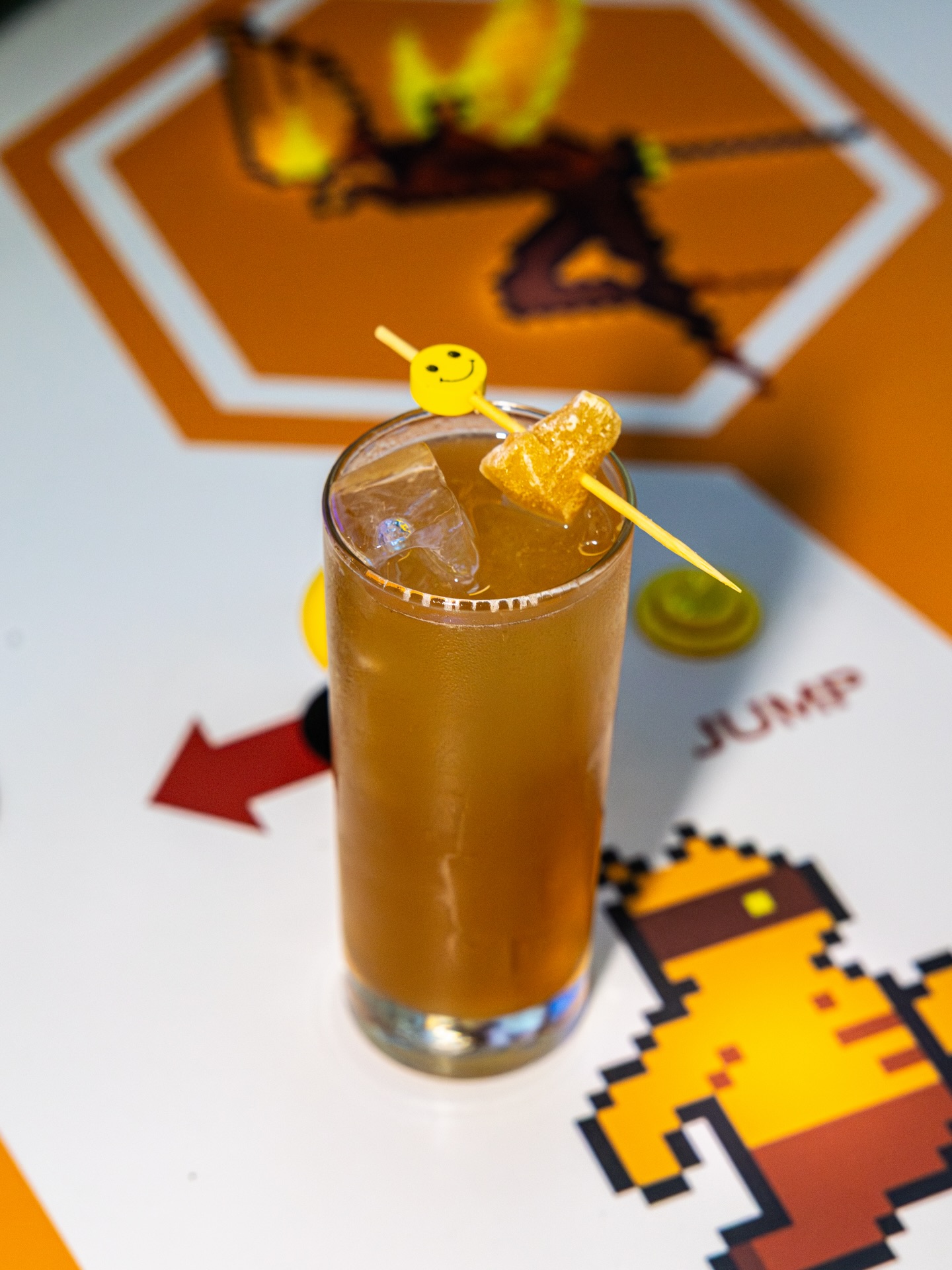 Game on, drink matched—each pairing designed to land together. 😈
#curatedcocktails #arcadebar #cocktailpairing #downtownsanjose
