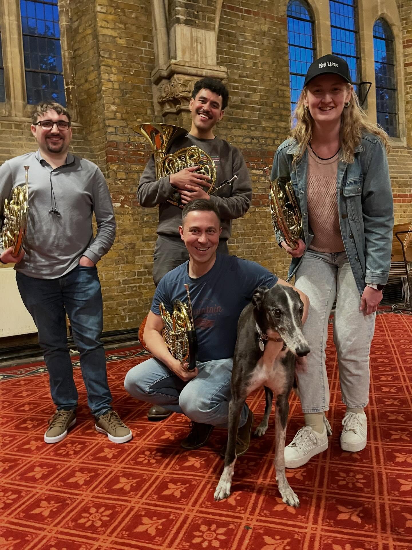 The horns got a new section leader just in time for the concert 🐶
Join Beau, his human Chris, and the rest of LGSW for our Spring Concert on May 9, 3 pm at St Clement’s EC1!
Tickets at the link in bio ✨
We are looking forward to performing a night of travel inspired music from film, Broadway and the classical repertoire!
#londonmusic #lgbtqmusic #lgbtqmusicians #lgbtqlondon lgbtlond