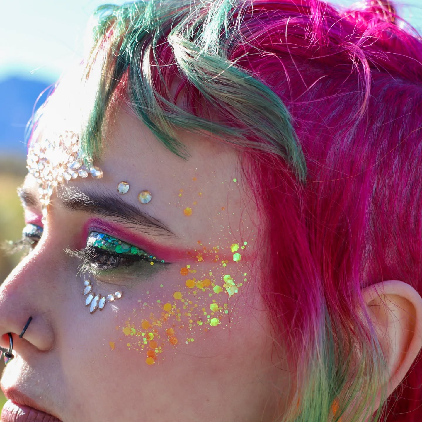 Turning natural beauty into full rave mode ✨ Lashes, liner, gems, and stunning hair all the elements that make EDC looks unforgettable. Still have a few slots open for this weekend!
Ready to glow? Call or text (702) 358-1161 or glamandglouniversal@gmail.com now.
#edclasvegas #ravebraids #ravemakeup #pulr #insomniac