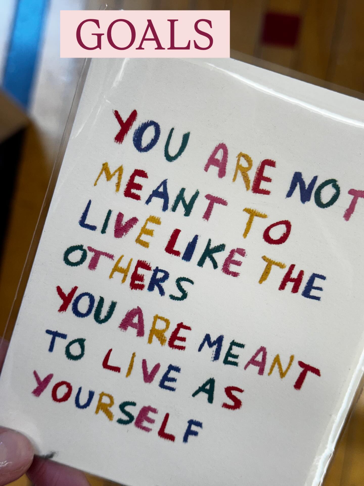 Important life lesson to impart
