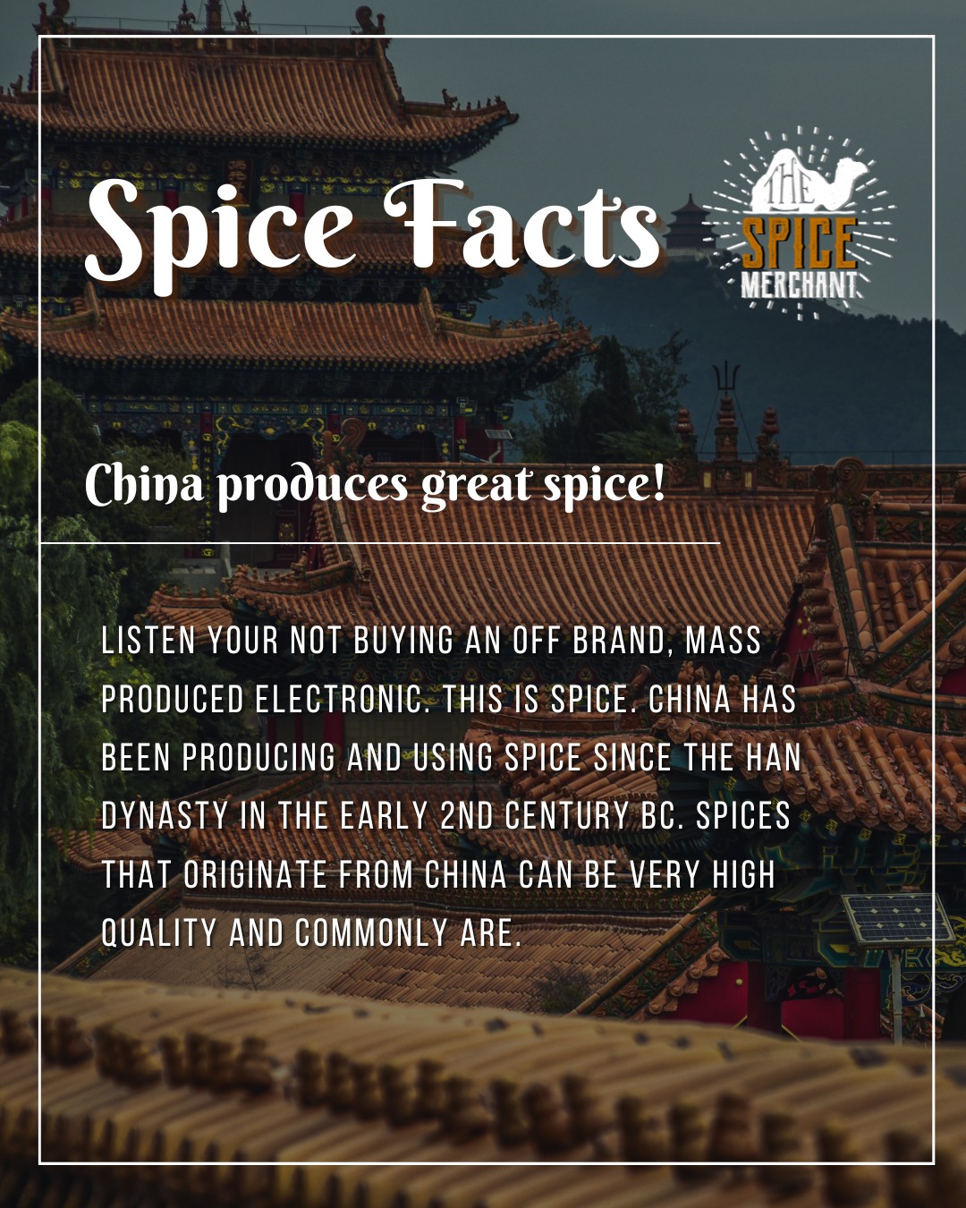 The farmers we source from in Sichuan province are a small local family who have been growing spice for generations. We love our farmers and we want you to love them to!
