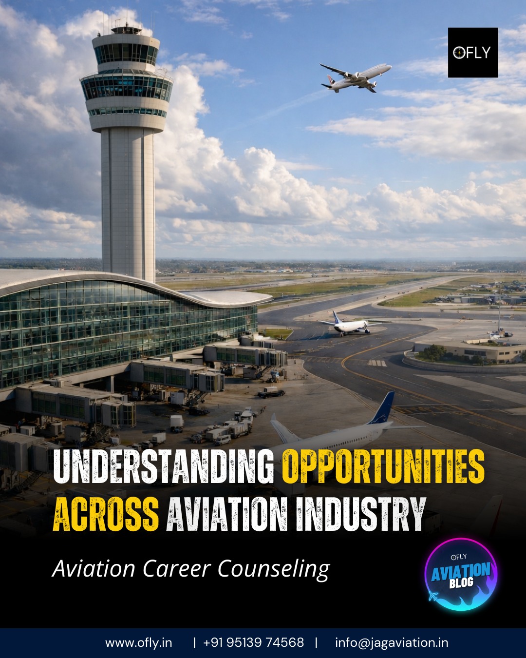 Aviation is more than just becoming a pilot. ✈️
From air traffic control to aircraft maintenance, from airport operations to aviation management,
the industry offers a world of opportunities.
Understanding these pathways is the first step towards making the right career decision.
Explore aviation. Choose with clarity.
#OFLY #AviationCareers #FuturePilots #AviationStudents #CareerGuidance
