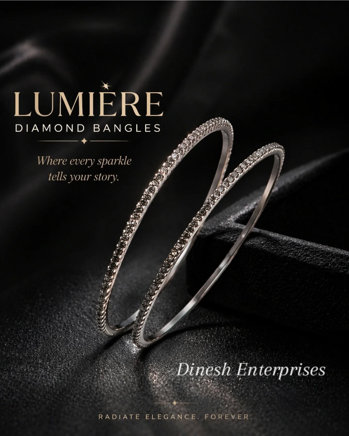 Lumiere Diamond Bangles
Sparkle that captures attention effortlessly
#silverbangles #diamondjewellery #diamondbangles #luxuryjewellery #silverjewellery