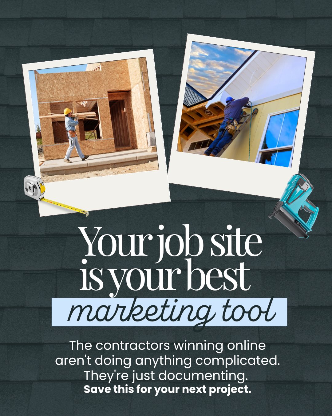 Most contractors already have everything they need to win online ๐ They just havenโt tapped into it yet.
The ones doing it well arenโt doing anything complicated or brand new. Theyโre showing up consistently and letting their work speak for itself ๐ฒ
.
.
.
.
Plant City small business, Tampa content creation, Lakeland marketing, content for small business, social media strategy, small business owner, Plant City, Lakeland, Tampa, social media manager, photography, videography, drone