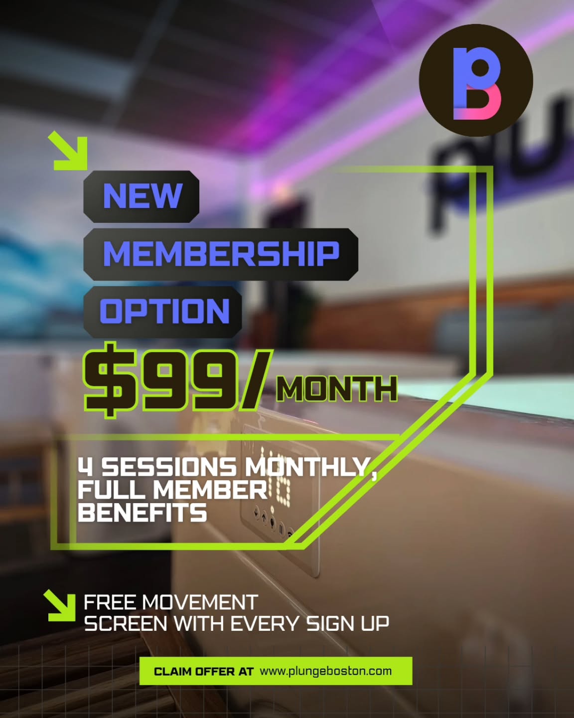 Busy schedule? That’s exactly why this exists.
Our Weekly Reset Membership is built to fit into real life, just $99/month gets you 4 sessions and full member benefits, so you can stay consistent without overcommitting.
Whether it’s once a week to recharge, recover, or just breathe… this is your time.
And at 50% off regular day pass rates, it’s the easiest way to make recovery part of your routine.
Because taking care of yourself shouldn’t feel like another task on your list, it should be the reset that keeps you going. 🔁
Memberships can be purchased online or in person!
#health #wellness #longevity #boston #saugus