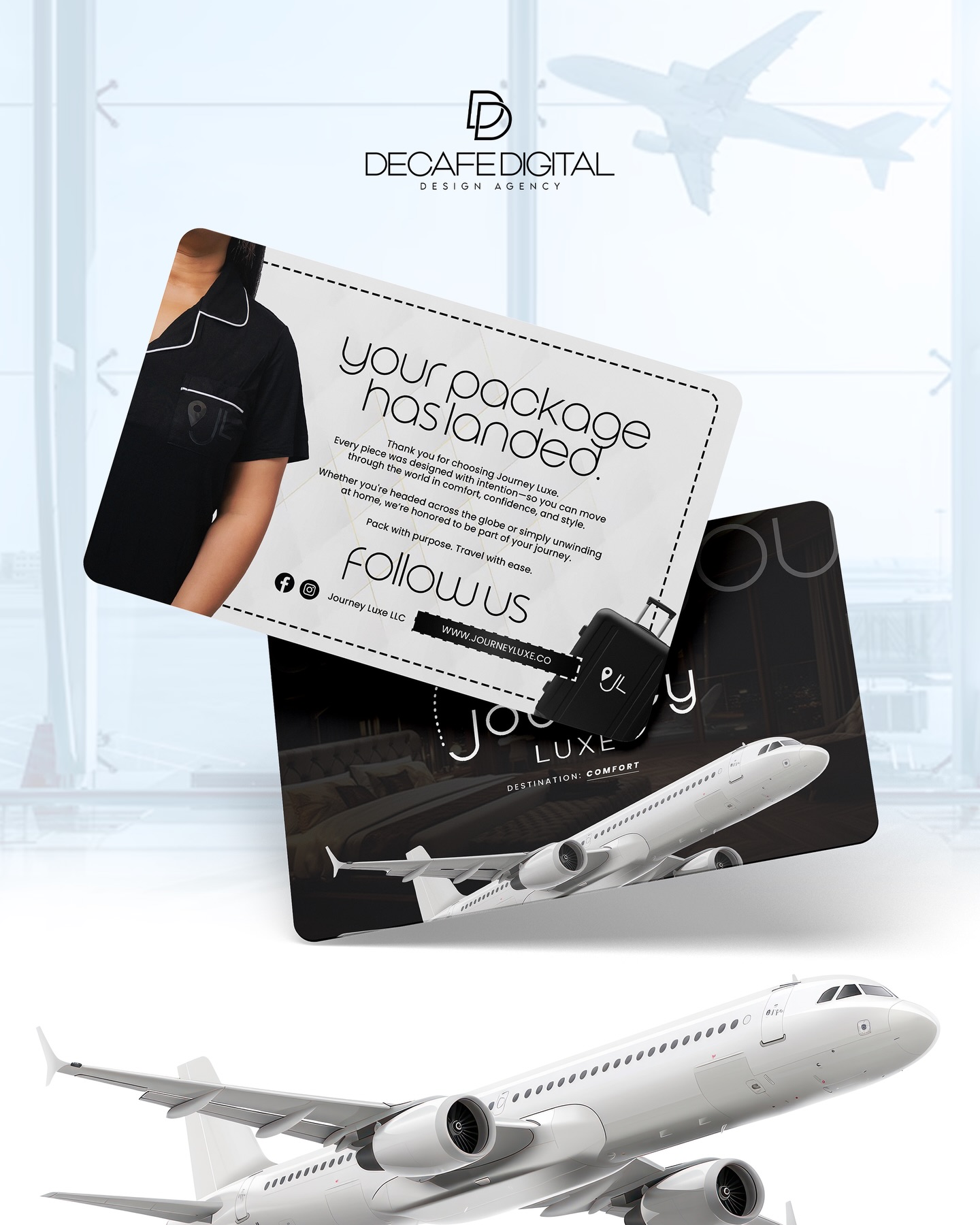 Something you take you higher for the day. ✈️ Printing is my favorite part of my work flow, there’s no better feeling this watch a design come to life and having it show up at your doorstep.
We specialize in design, development, direction and DELIVERY. Your order just landed. 🖤
#PackagingCards #Prints #entrepreneur