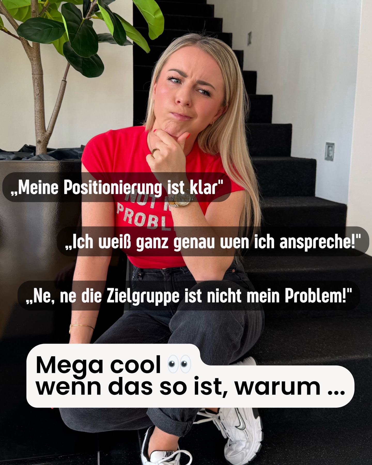 Warum bleibt dein Postfach eigentlich leer? 📥🤫
Wenn deine Positionierung angeblich „steht“... warum fragt dann niemand nach dem Buchungs-Link?
Wenn du wirklich so tippitoppi positioniert wärst, wie du denkst...
👉 Warum bekommst du dann keine Nachrichten wie:
„Wo ist dein Buchen-Button?“
👉 Warum fragt niemand: „Wie kann ich endlich mit dir zusammenarbeiten?“
👉 Warum hast du nicht mehr Nachfrage, als du überhaupt Kapazität hast?
Stattdessen: Grillenzirpen in den DMs. 🦗
Die harte Wahrheit (die dir kaum jemand sagt):
Du denkst, es liegt an deinem Content. Du denkst, du brauchst mehr Reels, mehr Ästhetik, mehr Follower.
Dabei liegt es an deiner Ansprache.
Du kannst niemanden mitten ins Herz treffen, wenn du versuchst, die ganze Menge zu treffen.
Wer „alle“ meint, erreicht niemanden.
Wenn deine Wunschkundin sich in deinem Content nicht so sehr wiederkennt, dass es fast schon gruselig ist, dann ist deine Positionierung nicht „fertig“. Dann ist sie schwabbelig. Und schwabbelig verkauft nicht.
In den letzten Jahren habe ich eines immer wieder gesehen:
Erfolg im Business ist kein Zufallsprodukt von „viel posten“. Es ist das Ergebnis von psychologischer Präzision.
Du musst lernen, so konkret zu werden, dass deine Wunschkundin das Gefühl hat, du hättest nachts heimlich ihre Tagebuchseiten gelesen.
Erst dann entsteht dieser „Ich muss zu ihr!“-Effekt.
Bist du bereit für die ehrliche Bestandsaufnahme? 🔎
Dann schreib mir „KLARTEXT“ .
Lass uns aufhören, im Nebel zu stochern, und deine Ansprache so scharf schleifen, dass dein „Buchen“-Button zum meistgeklickten Link in deiner Bio wird. ✨🚀