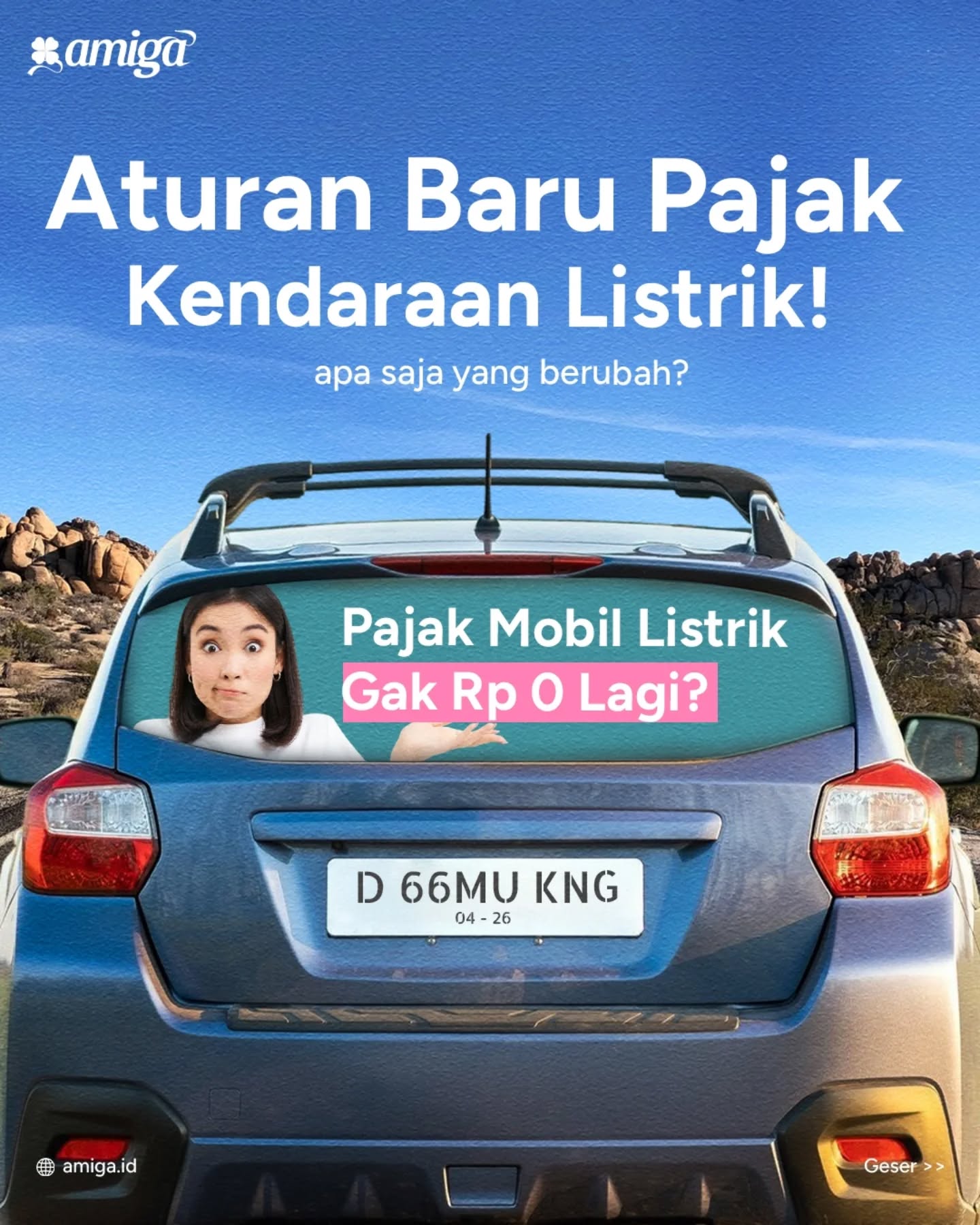 Era pajak Rp 0 kendaraan listrik mulai berubah. 📑⚡
Lewat aturan terbaru (Permendagri No. 11 Tahun 2026), kendaraan listrik gak lagi otomatis bebas pajak 100%. Sekarang skemanya berubah jadi insentif, di mana tiap daerah punya wewenang buat nentuin besaran diskon pajaknya.
Gimana menurut kamu? Masih berminat boyong kendaraan listrik tahun ini? 🚗🔋
#amiga #pajak #kendaraan #electriccar #update