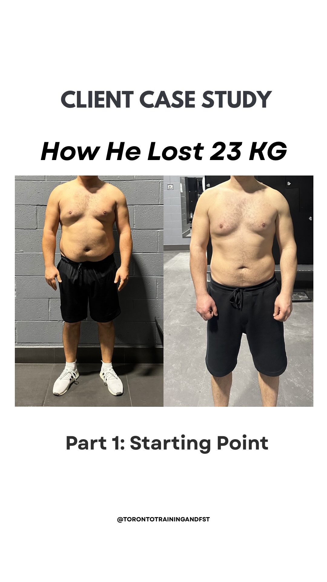 Real client case study.
23 kg lost through a structured approach that started with understanding the right starting point.
Most people focus only on the result.
What matters first is knowing where you are now and what needs to change.
For this client, the priorities were clear:
• Reduce body fat
• Lower visceral fat
• Maintain muscle
• Build consistency
Nothing extreme.
Nothing complicated.
Just proper assessment and a structured plan.
Part 2 tomorrow where I’ll break down exactly how we approached it and why it worked.
#clientcasestudy #personaltraining #fitnesstransformation #torontotrainingandfst