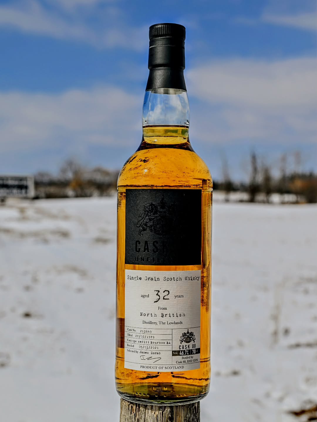 Has there ever been a whisky that you have encountered, that was poured for you either by a friend or at an event and you just wished you could get a bottle for yourself?
That's exactly what happened with this one, except I eventually was able to snag a bottle for myself.
This is a 32 year old North British single grain, distilled in 1989 and full maturation in a refill bourbon cask. Bottled at a natural cask strength of 46.7% abv.
My friend @northerncigar has a 1989 birth year and jumped on this bottle over a year ago when we first saw it at auction.
Fast forward to a couple months ago, and the company that released this @88cask has gone out of business and from time to time some of their self released bottlings come up at auctions again.
I got this for pennies on the dollar and knowing how awesome it was after it was shared amongst friends I grabbed one.
Has thos ever happened to you?
.
.
.
.
.
#whisky #northbritish #singlegrain #caskstrength #story