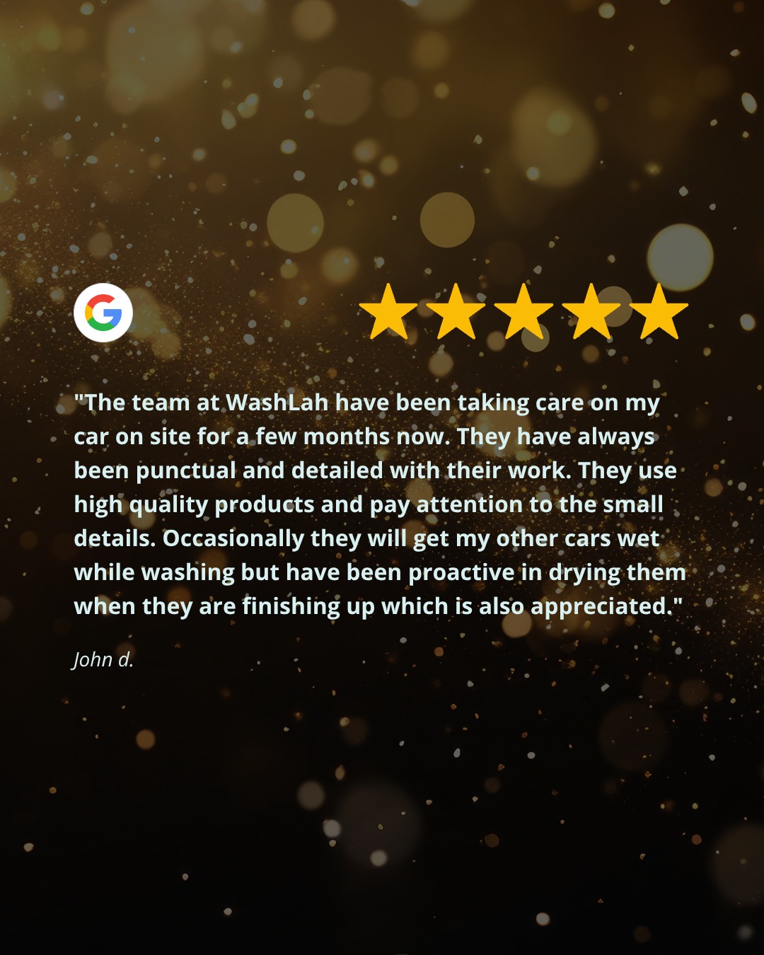 Another great review from one of our customers...