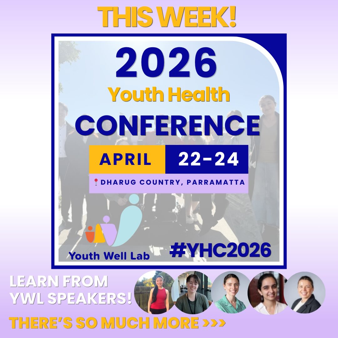 Our team will be presenting at the 2026 Youth Health Conference hosted by the Australian Association of Adolescent Health @aaah_officialorg
Allyson, Surabhi and @dr.rebecca.raeside will be diving into research and solutions surrounding challenges for young people.
They will also be available at the @youthhealthhive and @hphf.coalition information booth to answer questions and help you make the most of the conference
#AAAHYHC2026