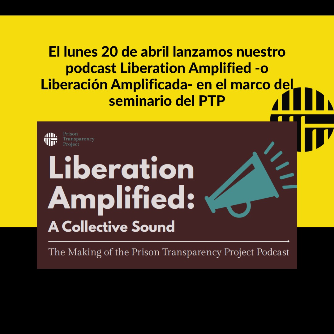 ES - EN - FR
El lunes pasado presentamos el podcast del Prison Transparency Project 🎙️: Liberation Amplified -o Liberación Amplificada, en español-
Un proyecto colectivo que nace con una idea clara: amplificar voces que históricamente quedaron al margen. Apostamos al podcast como un espacio para compartir experiencias, saberes y formas de organización en torno a las realidades carcelarias en Argentina, Canadá y España.
Este trabajo es también una apuesta política y metodológica para pensar el conocimiento más allá de la academia, reconociendo las voces, lenguajes y luchas de las comunidades como fundamentales para imaginar otros mundos posibles.
Ya hay dos episodios publicados y varios en camino, donde abordamos memoria, educación en contextos de encierro y las redes de apoyo que construyen familiares y organizaciones.
💫 Gracias a quienes se acercaron, escucharon y compartieron el espacio. Nos podés escuchar en prisontransparencyproject.com/podcast o en las plataformas que solés usar para escuchar tus podcasts!
_________
Last Monday we presented the Prison Transparency Project podcast 🎙️: Liberation Amplified
A collective project born from a clear idea: to amplify voices that have historically been pushed to the margins. We see the podcast as a space to share experiences, knowledge, and forms of organizing around carceral realities in Argentina, Canada, and Spain.
This work is also a political and methodological commitment to thinking knowledge beyond academia, recognizing the voices, languages, and struggles of communities as fundamental to imagining other possible worlds.
Two episodes are already out, with several more on the way, exploring memory, education in carceral contexts, and the support networks built by families and organizations.
💫 Thanks to everyone who came, listened, and shared the space.
You can listen to us at prisontransparencyproject.com/podcast or on your usual podcast platforms!