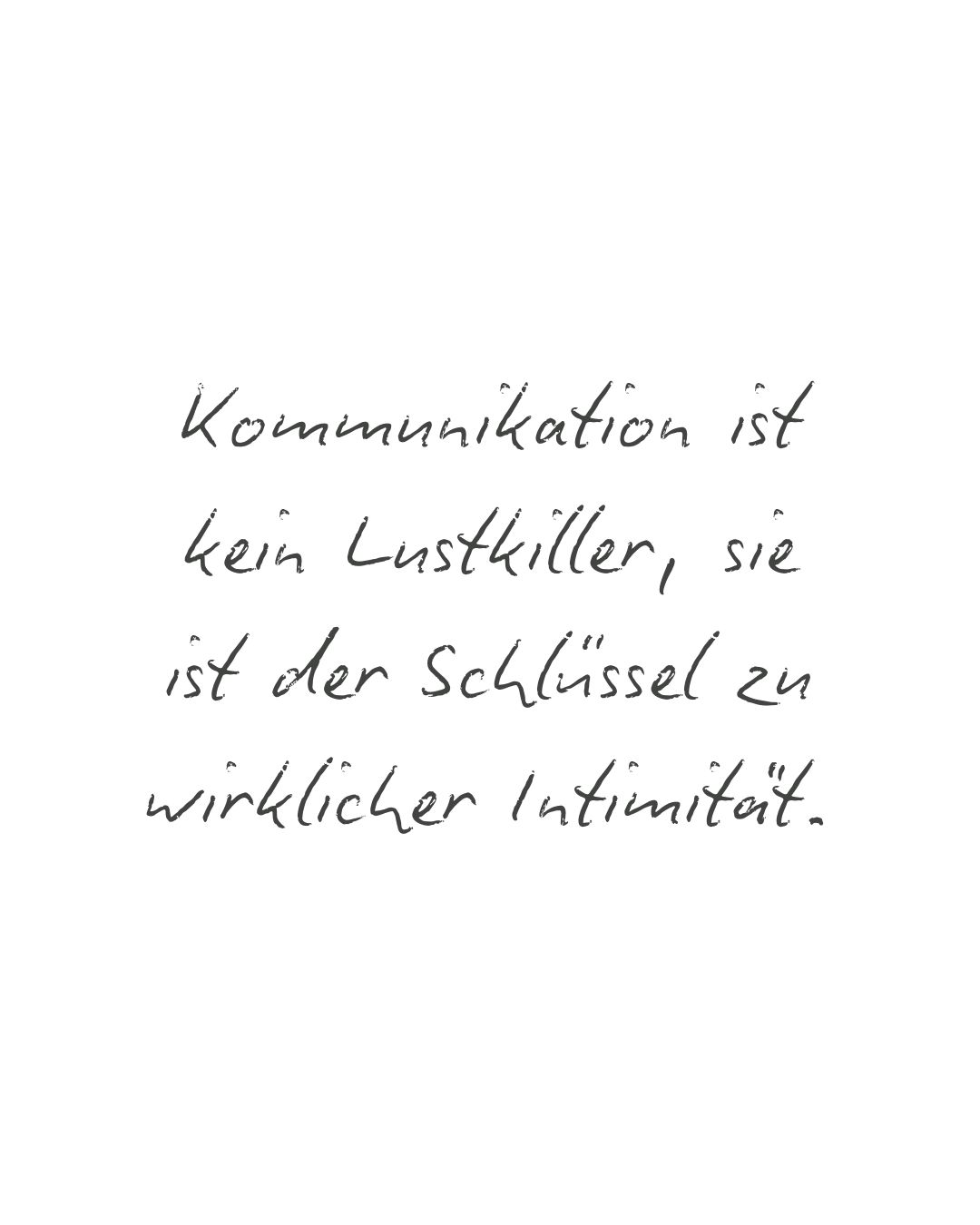 Viele haben Angst, dass Gespräche über Sex und Lust die Stimmung kaputt machen – aus Sorge, den anderen zu verletzen, abgelehnt zu werden oder alles unnötig kompliziert zu machen.
Doch oft passiert genau das Gegenteil: Ehrlich auszusprechen, was man fühlt, vermisst oder sich wünscht, schafft Nähe. Wirkliche Intimität entsteht nicht dadurch, Konflikte oder Unsicherheiten zu vermeiden, sondern dadurch, dass wir uns trauen, uns mitzuteilen – auch mit den Themen, die unangenehm oder verletzlich sind.
#beziehung #konflikte
#beziehungsarbeit #paarbeziehung
#beziehungsfähigkeit #kommunikation
#beziehungsdynamik #partnerschaft