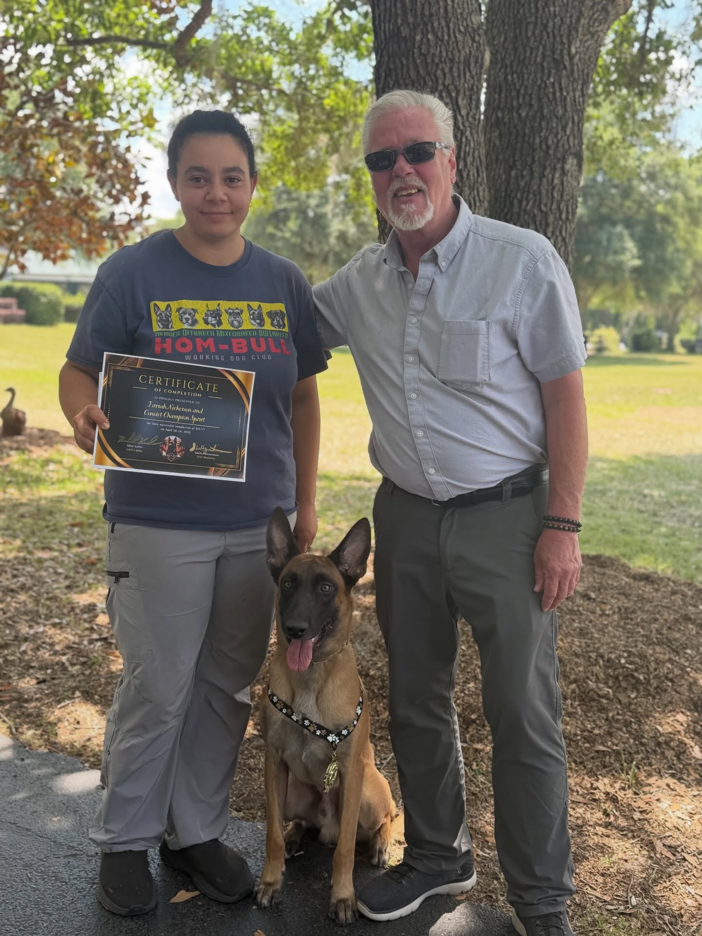 Another successful IGP trial!
X earned his BH under judge Mike Karlov at the Aderlandet Sch Club. Can’t wait to get on this field again with this special boy.
Convict Champion Spirit BCAT, ATT, FDC, **BH-VT**
OFA Eyes: Normal
AKC DNA + Health Tested
CJM Carrier
Long Coat (Terv) Carrier
https://www.working-dog.com/dogs-details/8138709/Convict-Champion-Spirit
•
•
#belgianmalinois #malinois #sportdog #workingdog #akc