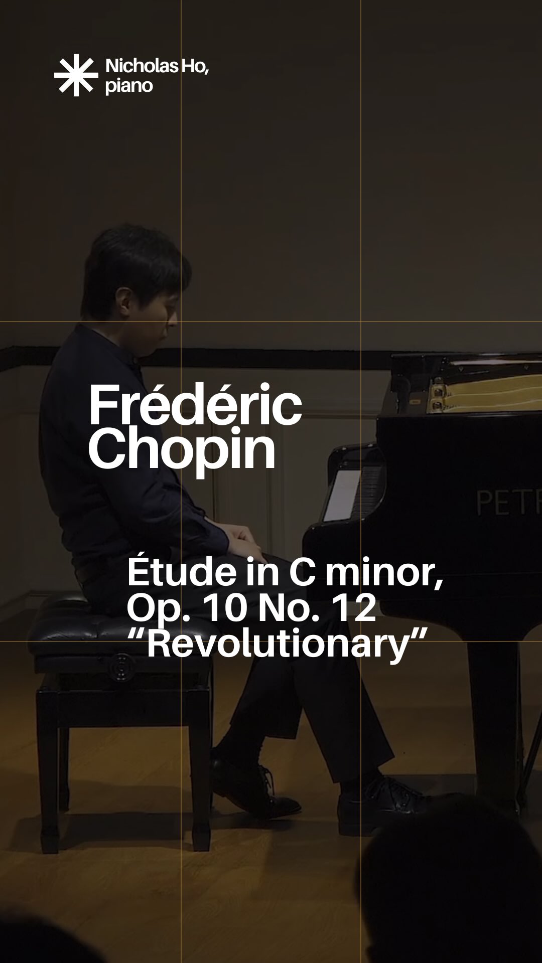 From recent concert archives, an excerpt of Chopin’s Revolutionary Etude!
I never learned it as a student, never in conservatory, and when I finally did, it kicked my butt 🤣
Hoping to dare to perform all of op. 10 soon!
_____
#pianistsofinstagram #concertpianist #chopin #etude #nicholasho