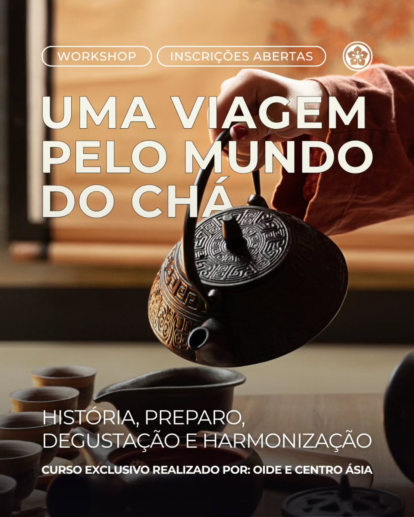 Foi aqui que pediram mais uma edição do workshop “Pequena viagem ao grande mundo do chá”? 👀 🍵✨
Neste workshop, a psicóloga e cozinheira Beatriz Narciso guia você por um caminho de sabores e histórias. Mais do que aprender, você vai sentir a transformação de cada gole através de degustações comentadas e harmonizações com queijos, chocolates e mini sanduíches.
Será uma tarde onde o tempo irá desacelerar. Um mergulho sensorial que atravessa as montanhas da China, a tradição do Japão, o vigor da Índia e a alma da nossa terra.
O que espera por você:
🍃 Degustação de Chás Brancos, Verdes e Pretos (Nacionais e Internacionais).
🧀 Experiências de harmonização para aguçar o paladar.
🎁 Um kit individual para levar esse ritual para o seu dia a dia (prepara até 6 xícaras!).
📅 11 de maio | 🕑 14h às 17h
📍 Oide (R. Brig. Franco, 1845 - Centro, Curitiba)
👥 Apenas 13 vagas (R$ 200,00)
As vagas são limitadas. Realize sua inscrição através do link na bio. 🔗
Garanta seu lugar no link da bio e venha vivenciar essa imersão.
Uma tarde para sentir, aprender e saborear. 🍃✨
#WorkshopDeChá #CulturaDoChá #ExperiênciaSensorial #CentroÁsia #Oide