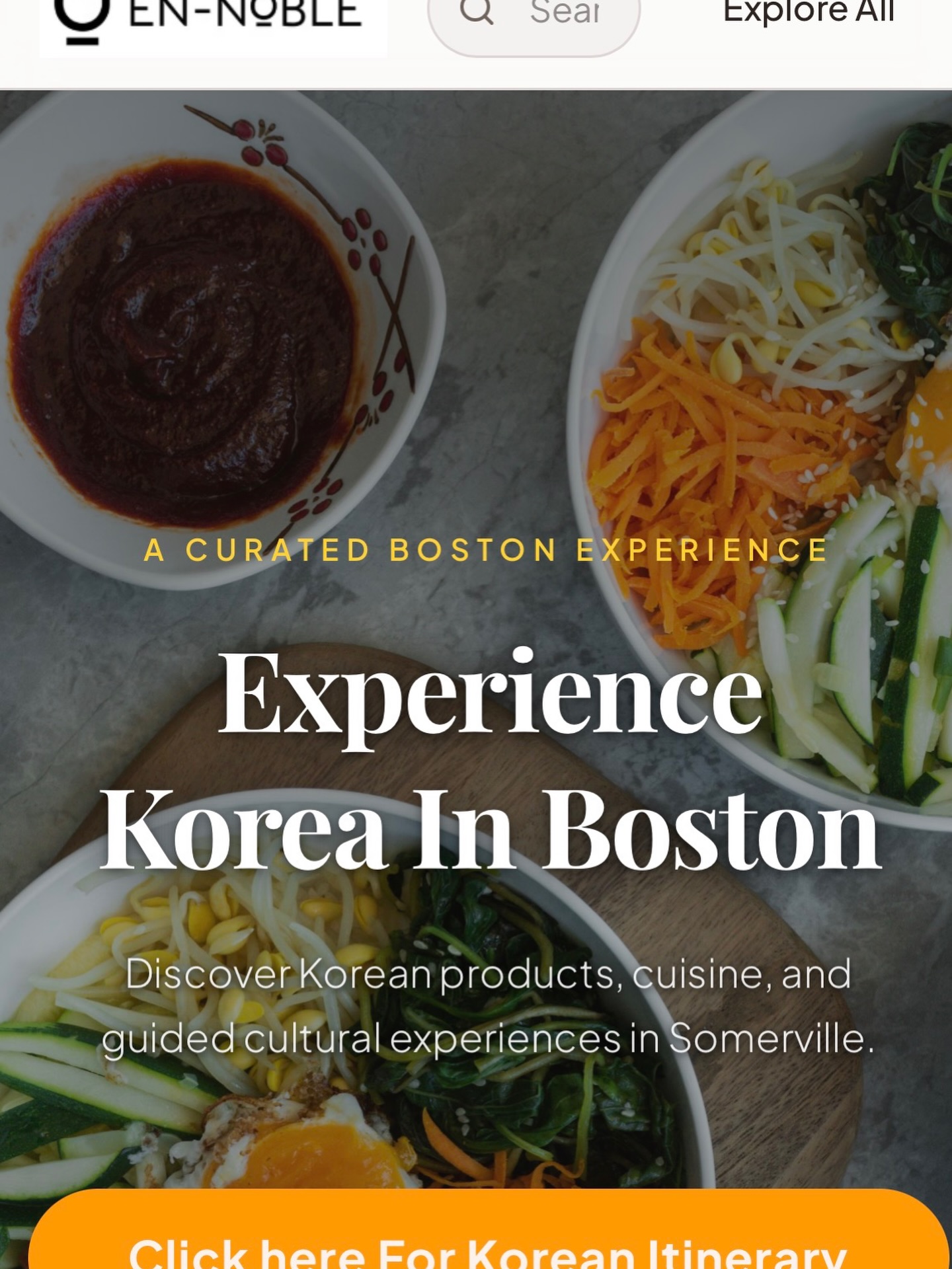 YOU. DO. NOT. WANT. TO. MISS. THIS.
This time next week, we’re going all in on everything Korean 🇰🇷—diving into delicious food, vibrant culture, and yes… maybe even a little soju 😉
If you’re in the Boston area and love all things K-pop, this is your invitation. April 23, 6-8 PM
We only have a few spots left (no surprise—it’s been a very popular experience), and we couldn’t be more excited to pop up in Boston. The team and I have been working behind the scenes to bring something truly special to life.
We’re using tourism as a tool for socio-economic development—supporting local businesses while celebrating global flavors. That’s what we do: EN-NOBLE
Shoutout to the amazing collaborators making this happen!!
You’ll receive a personalized itinerary, recipe (for a delicious Korean staple dish) and explore all things Korean—something you can take with you long after the experience ends. Think of it as your gateway to becoming a little more fluent in Korean food and culture. 천만에요!
Spots are almost gone—don’t wait. You might just snag one of the last tickets 👀
https://www.en-noble.com/boston #korea #culture #food #travel
.
.
.
@kcg_boston