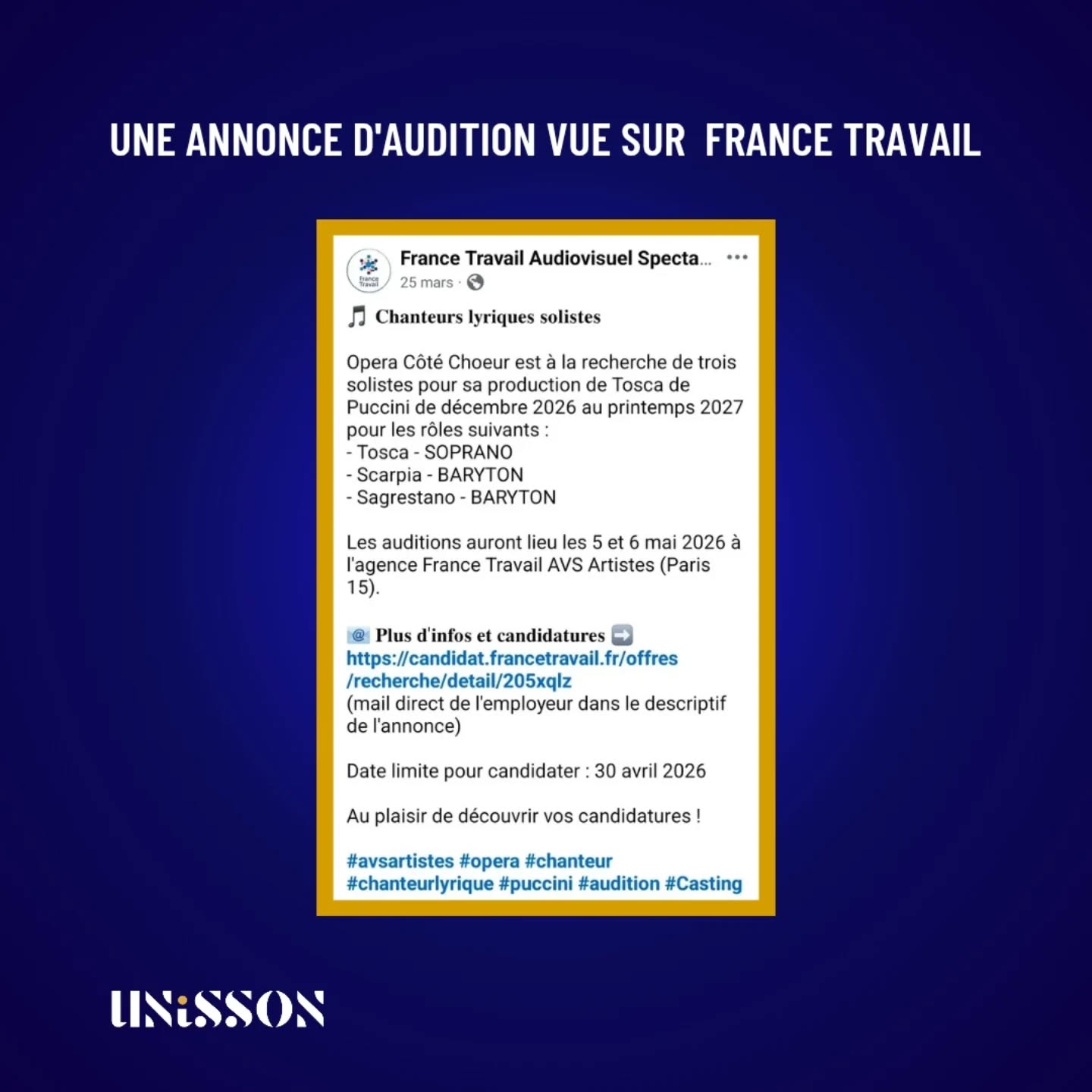 Une audition publiée et ses candidats intéressés, résultant une réponse qui n’a rien à voir avec le talent.
Refuser un artiste pour des critères liés à son apparence, comme des mensurations imposées, est au delà du choquant, mais une faute professionnelle pénalement répréhensible.
Rappel essentiel : la discrimination fondée sur l’apparence physique est reconnue et sanctionnée par la loi.
@francetravail @operacotechoeur
Parce qu’on ne devrais jamais avoir à “rentrer dans une robe” pour avoir le droit d’exister sur scène.