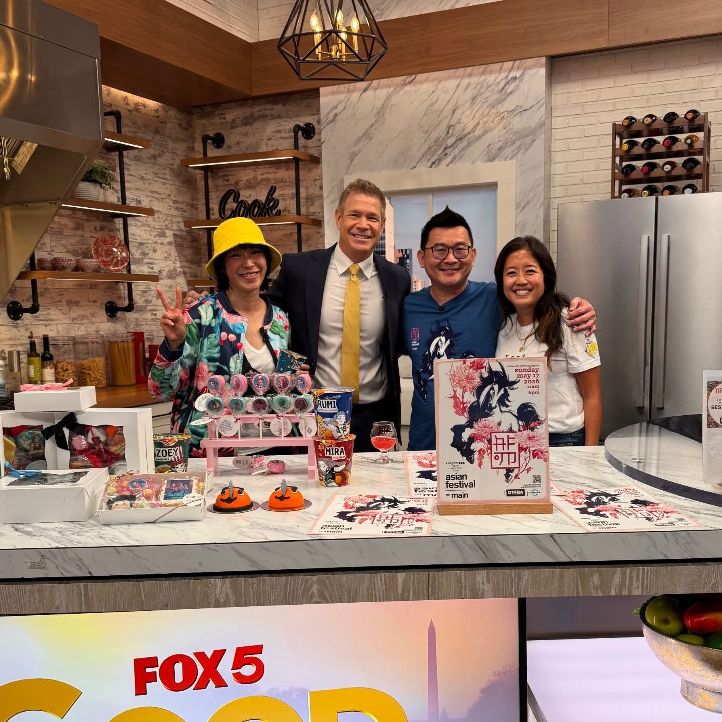 Still can’t believe I got to be featured on FOX Morning News today!! ✨🎂🎤 HUGE thank you to Jinson with Asian Festival for having me with him!
I had so much fun talking about the upcoming Asian Festival happening THIS weekend and sharing some of the anime-inspired treats I’ll be bringing! 🍰🍪✨ From anime cakes to character cookies and cake pops, I’m going all out for this event!
And yes… I showed up dressed as Zoey from KPop Demon Hunters because it only felt right to fully commit to the vibe 😭🔥💖 I’ll also have special KPop Demon Hunters themed treats available this weekend for all my fellow fans!
If you love anime, KPop, cute desserts, and fun fandom-inspired sweets, come find my booth in the Otaku Garden this weekend and say hi!! 🫶✨
Who should I turn into a cake next? 👀
Watch clip here👇👇
https://www.fox5dc.com/video/fmc-dd01bi2nmlcctpsm
#AnimeCake #KPopDemonHunters #thecakebee #FoxMorningNews #AsianFestival