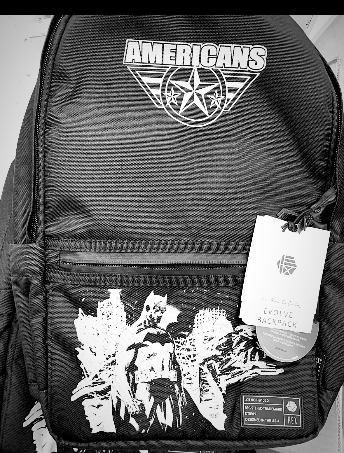 Screen printed backpacks ❤️🦇