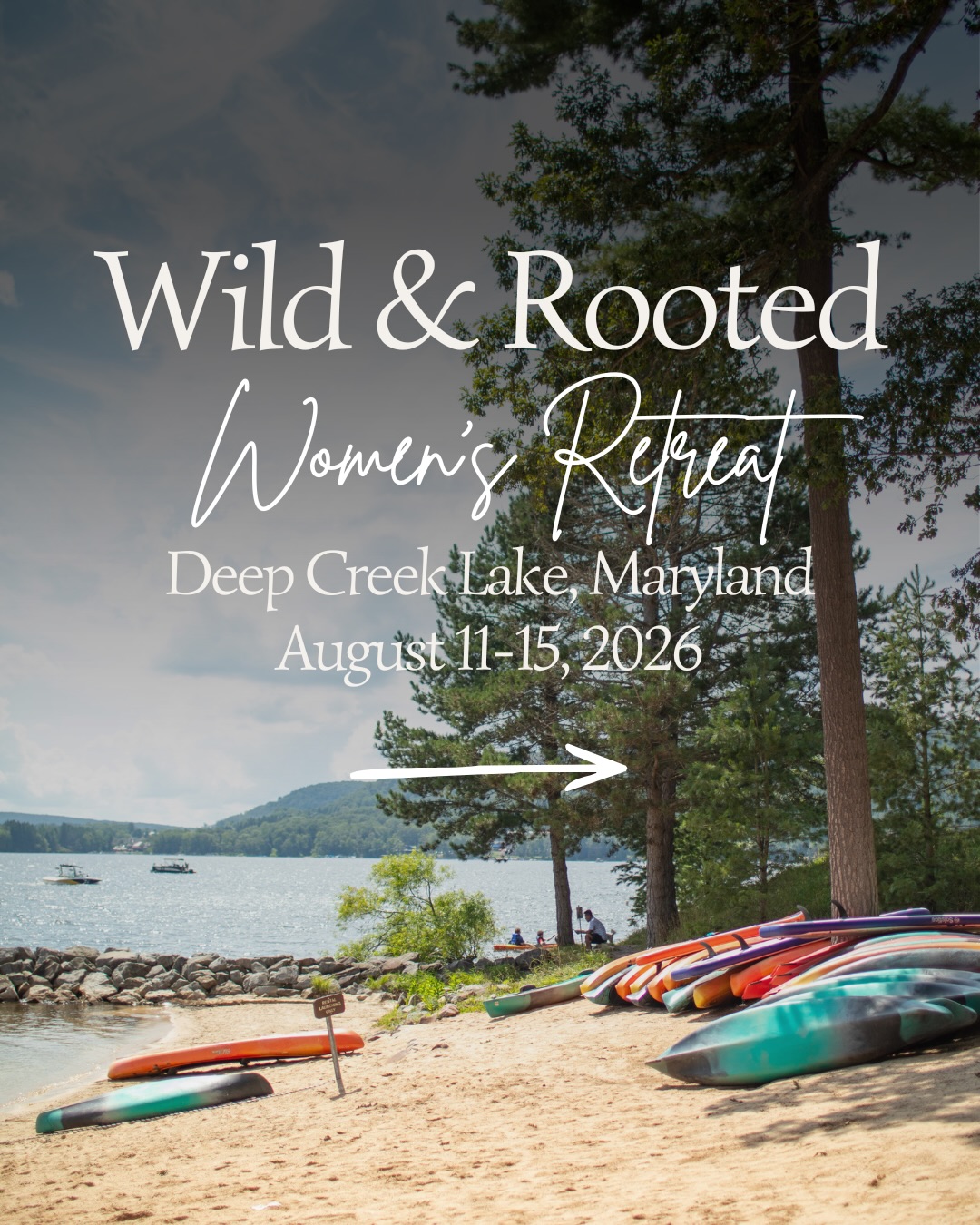 ✨Just 3 spots left for this lakeside retreat.✨
Tucked into the Appalachian Mountains along the shoreline of Deep Creek Lake, Maryland, this 4-night getaway is the reset you’ve been needing.
Adventure-ish days where you can move your body and connect with nature…
Balanced with slow self-care evenings with nourishing meals and cozy chats around the fire.
This one’s for the women who miss those carefree summer nights from back in the day… but these days always seem to pencil themselves in last🫶🏼
Wild & Rooted is an elevated summer camp style retreat where adventure meets wellness, and you don’t have to share a room unless you want to.
🌿Wild & Rooted Retreat
📍 Deep Creek Lake, MD
🗓 August 11–15, 2026
✨ 3 spots left (1 private + 2 bunks)
Comment SUMMER or send me a message for registration details! ☀️
#womensretreats #summerretreat #deepcreeklake #lakelife #nurturedretreats
Women’s east coast lake retreat at Deep Creek Lake Maryland — summer adventure, wellness, and connection.