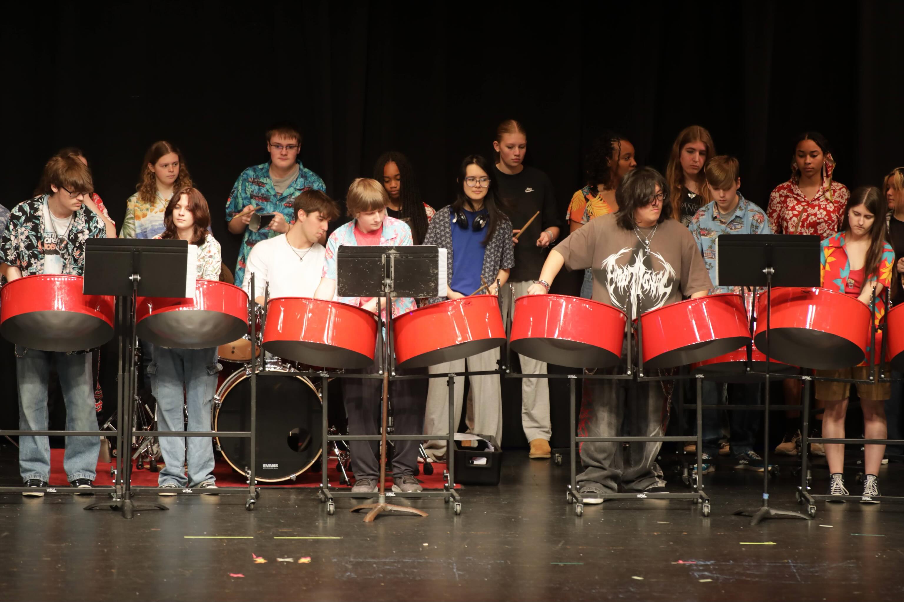 The FHS Steel Pans today starting at 4pm @carouselfrozentreats! Enjoy beautiful sounds and delicious treats!