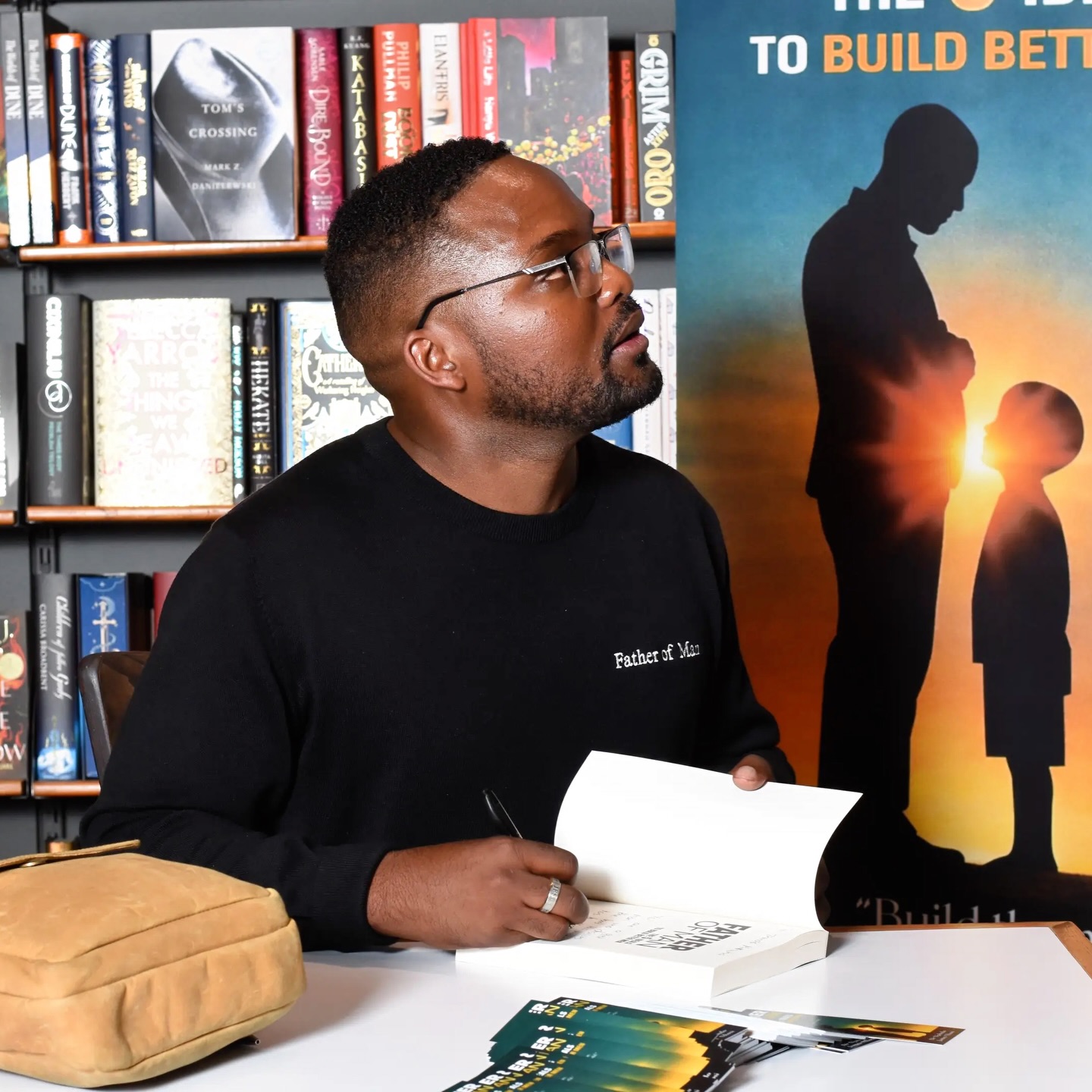 From dream to reality.
What a night.
The Father of Man book launch was more than an event. It was a moment of truth, gratitude, healing, and legacy. To see the room full, to share this message, and to celebrate with people who believe in building a better class of men meant more to me than words can fully hold.
These pictures carry the memory of a special evening. A reminder that vision, when nurtured with faith, discipline, and courage, can become something you can finally touch.
This is not self-help. It is self-confrontation.
Thank you to everyone who showed up, supported, bought a copy, shared a word, and stood with me. This is only the beginning.
Get your copy of Father of Man from Exclusive Books and buy one for the men in your world.
#FatherOfMan #BookLaunch #Leadership Legacy ExclusiveBooks NjabuloJames