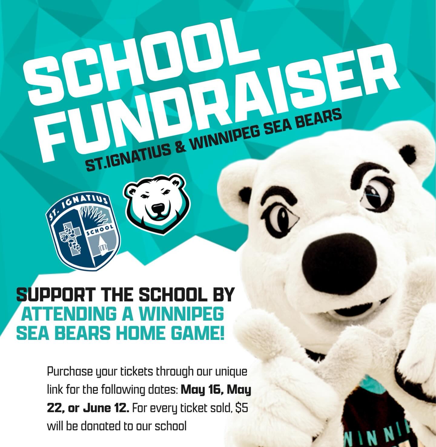 ๐๐ฅ BALL FANS, THIS ONEโS FOR YOU ๐ฅ๐
Our St. Ignatius community loves basketball.ย ย Now thereโs a way to turn that energy into real support for our school!ย ย Weโve teamed up with the @wpgseabears , and it couldnโt be a better fit for our passionate fans.ย ย ๐ $5 from every ticket goes back to our school. ๐ฅ Students who sell 25+ tickets and earn a FREE pair to the June 18 game! ๐ฅ
Choose your game.ย ย Bring your crew. Be part of something bigger. ๐
May 16 | May 22 | June 12
๐ Get tickets ๐๏ธ through link in bio!
#StIgnatiusSchool #SeaBears #LionsLeadTheWay