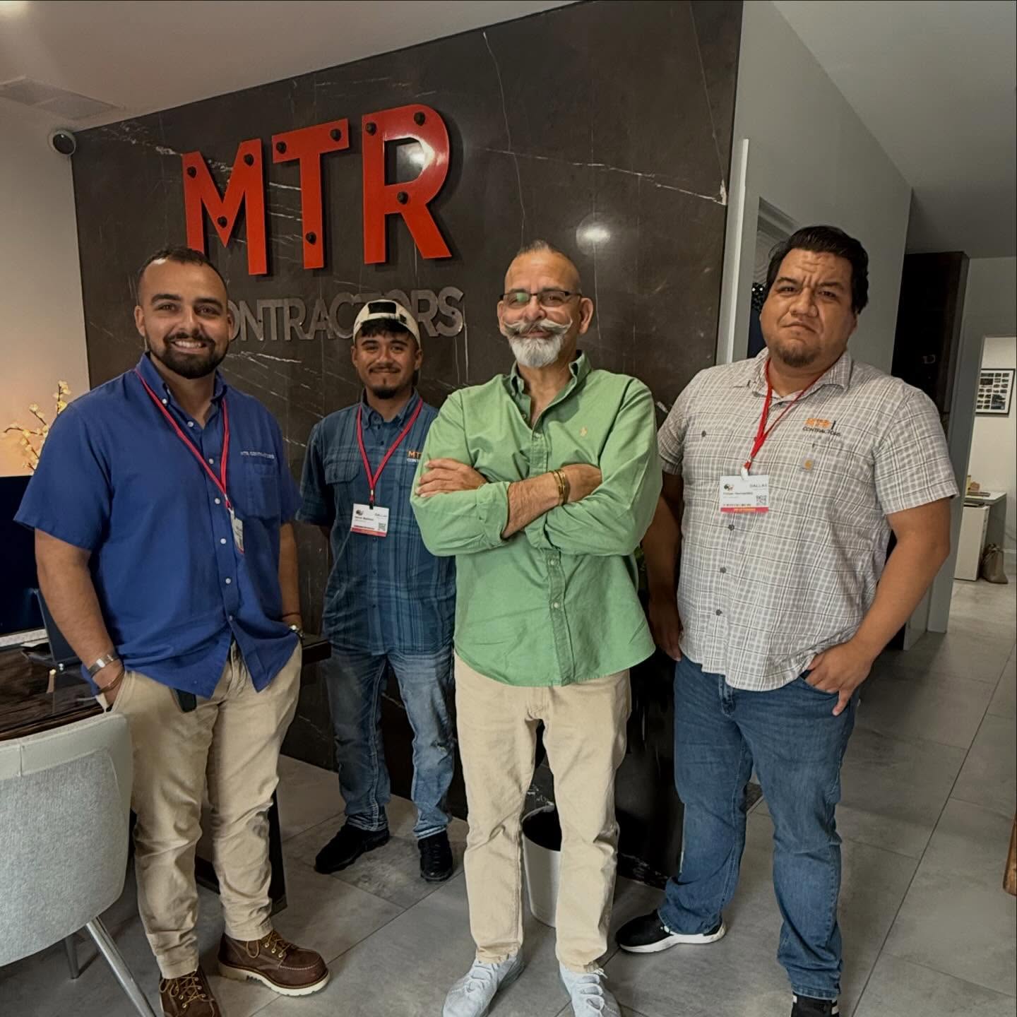 MTR boys back from networking at the Dallas Build Expo. Shocked no one tried to kidnap them 😍 #dallas #buildexpo #construction #friscotx