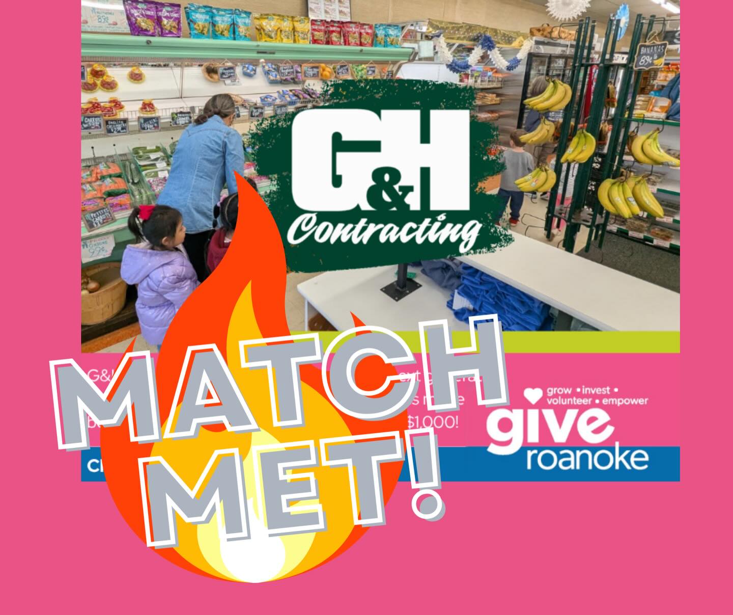 Thank you G&H Contracting and all who joined to meet the $1000 match! Our day is just starting, and there’s so many more opportunities to GIVE BIG for children in our community! https://www.giveroanoke.org/organizations/orchard-hills-achievement-center #giveroanoke #supportchildeducation #southwestva
