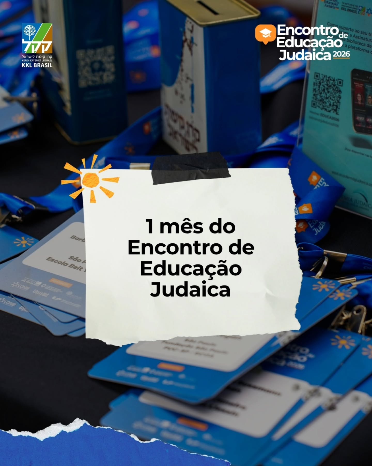 Já passou um mês desde do Encontro de Educação Judaica..
Um espaço de troca, aprendizado e construção coletiva, onde diferentes vozes se encontraram para pensar o presente e o futuro da educação.
Seguimos levando adiante tudo o que foi compartilhado.
📚 Você participou ou acompanhou esse encontro?