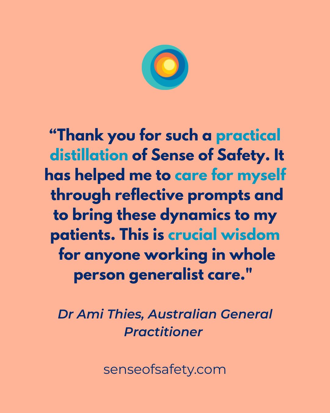 We’re so grateful to everyone who has taken the time to share their reflections and feedback on this course. Your experiences continue to shape how this work grows and reaches others.
Swipe through to read what practitioners and people from all walks of life are saying about the Sense of Safety for Practitioners Foundation Course.
#SenseofSafety #practitioners