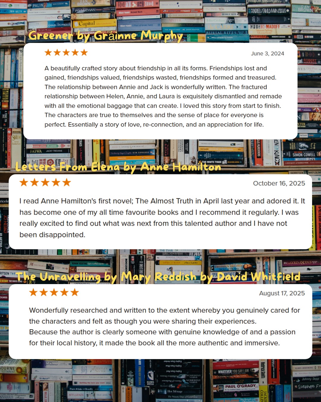 The Book Social books on Goodreads! ⭐️⭐️⭐️⭐️⭐️
#TheBookSocial #Goodreads #BookstagramTrend #BookInfluencers