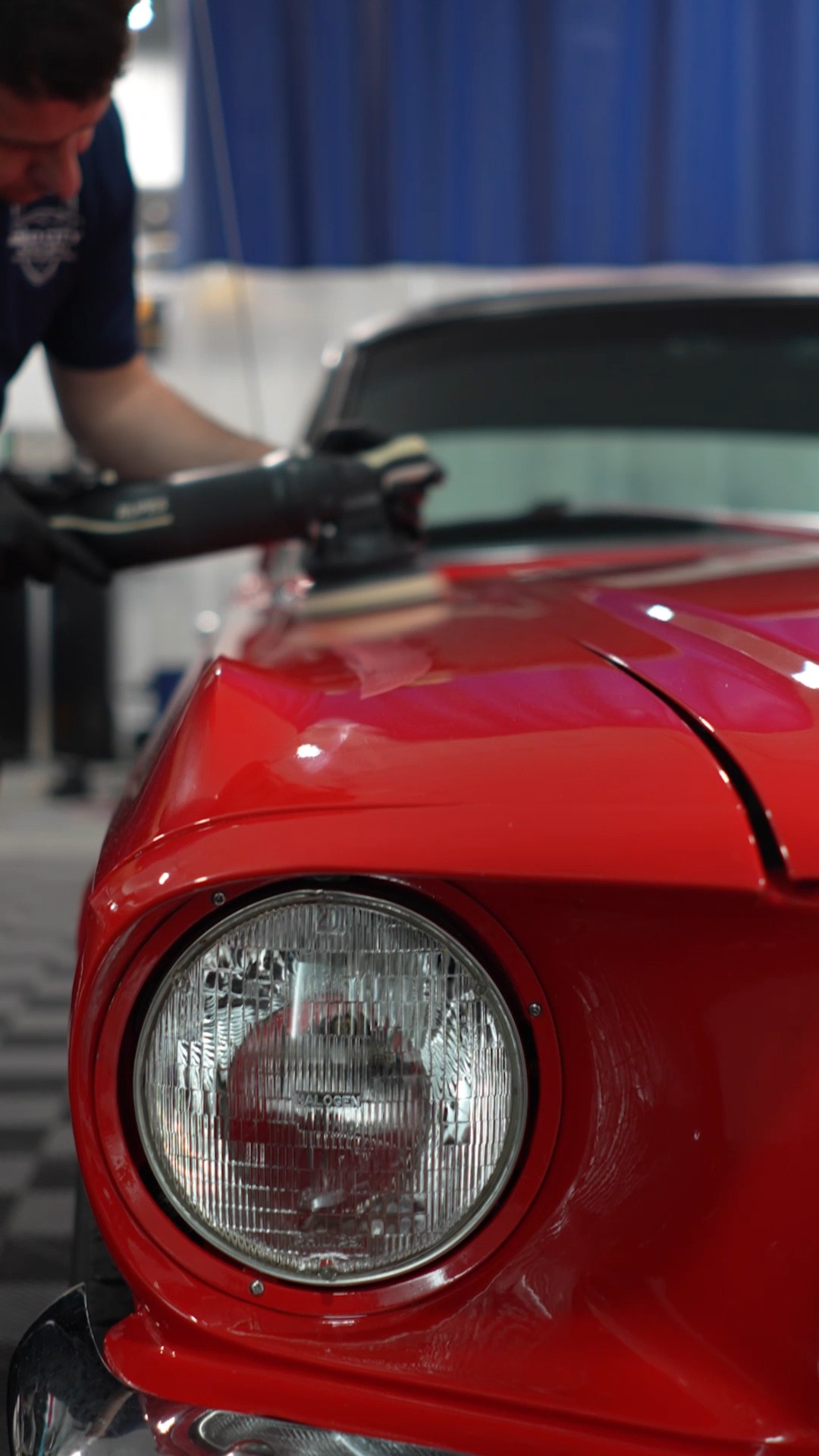 Check out this vintage Mustang coming in for a polish!#detailing #detail #cardetail #detailingcars #clean #medcityautospa #rochester #rochestermn #rochestermncars #ford #mustang #polishing